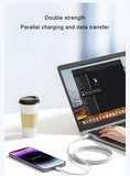 30W Fast Charging USB Cable For iPhone 14 13 12 11 Pro Max 8 7 6 Plus XS X XR Type C Data Line 2M Quick Charge Phone Accessories