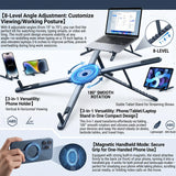 Foldale Magnetic Phone Holder Multi Form Adjustable Desktop Tablet Stand for iPhone 17~12 Tripod Handheld Mount Laptop Bracket