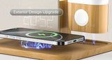 7-in-1 MagSafe Alarm Clock Charger-Wireless Station for iPhone 12-16/Samsung/Xiaomi/Huawei/Apple Watch/AirPods with Night Light