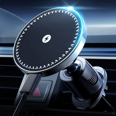 15W Magnetic Wireless Car Charger & Holder