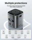 ACEFAST 6 in 1 Multifunction 15W Magnetic Wireless Charging Station For iPhone 16 15 GaN PD65W Charging Cube USB C Fast Charging