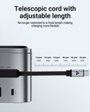 ACEFAST 6 in 1 Multifunction 15W Magnetic Wireless Charging Station For iPhone 16 15 GaN PD65W Charging Cube USB C Fast Charging
