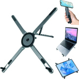 Foldale Magnetic Phone Holder Multi Form Adjustable Desktop Tablet Stand for iPhone 17~12 Tripod Handheld Mount Laptop Bracket