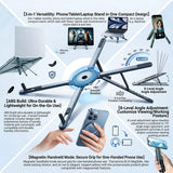 Foldale Magnetic Phone Holder Multi Form Adjustable Desktop Tablet Stand for iPhone 17~12 Tripod Handheld Mount Laptop Bracket
